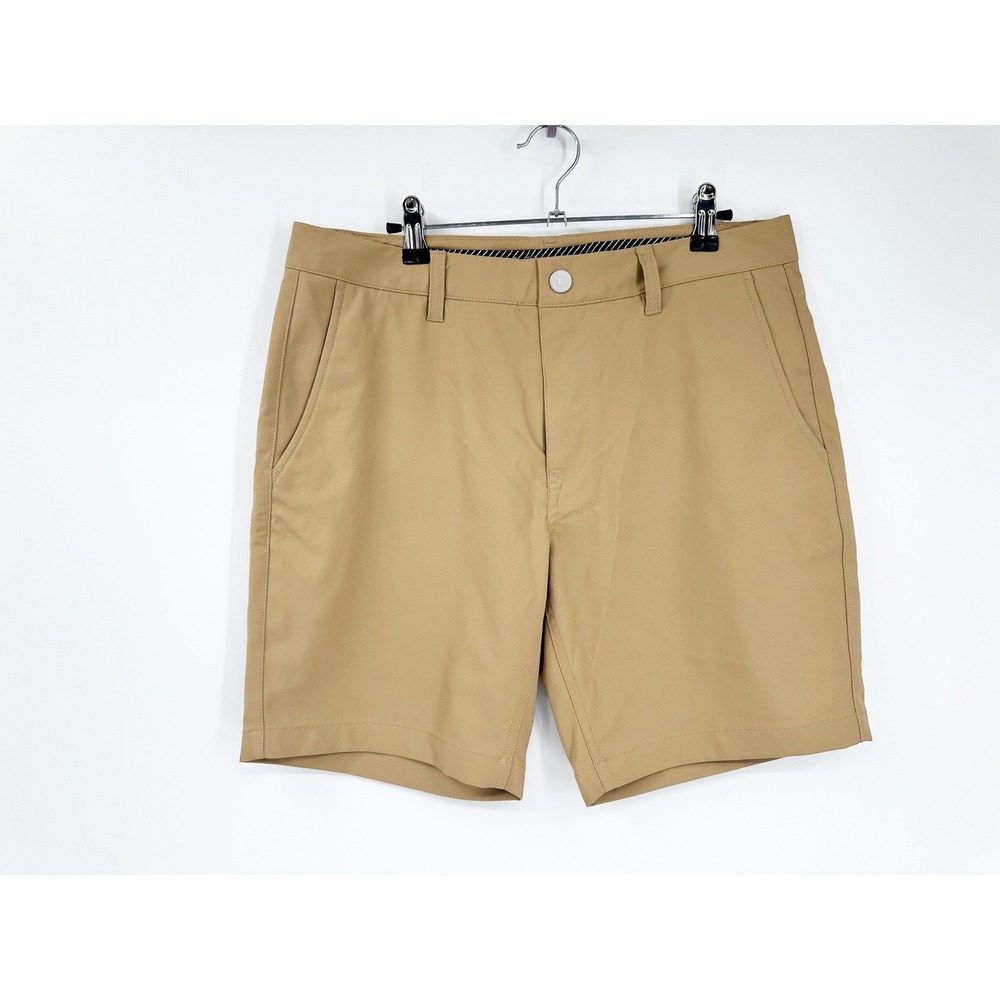 Bonobos Golf Shorts Size 32 Tan Khaki Performance 8" Inseam KH072